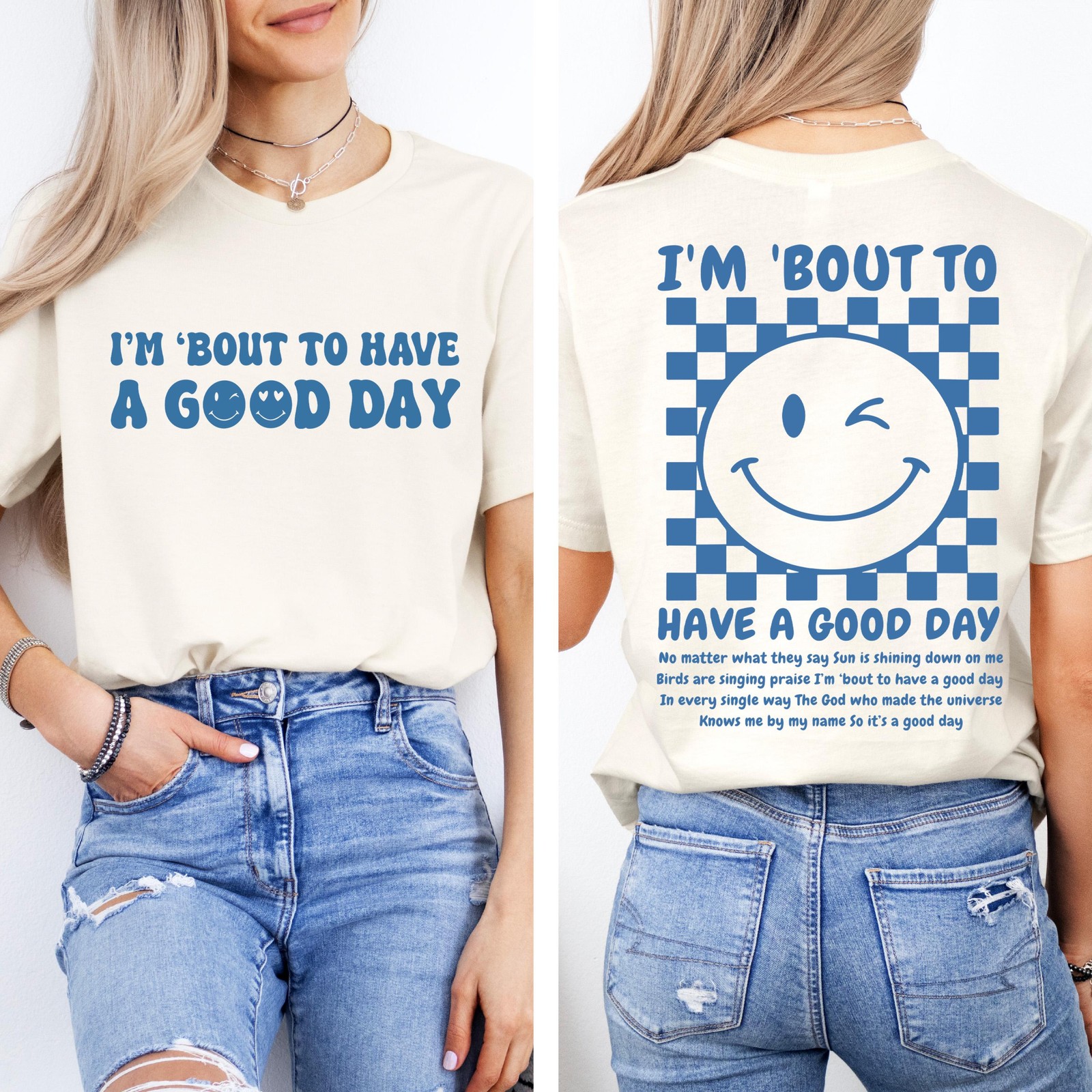 Im Bout To Have A Good Day Christian Shirt Motivational Faith Gospel Gift Tee