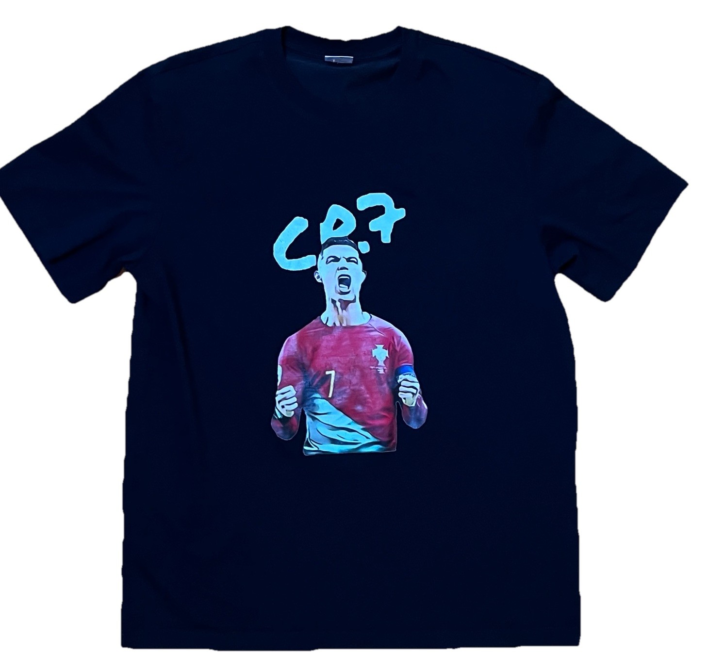 Cristiano Ronaldo CR7 Shirt Football Soccer Custom Portugal Large