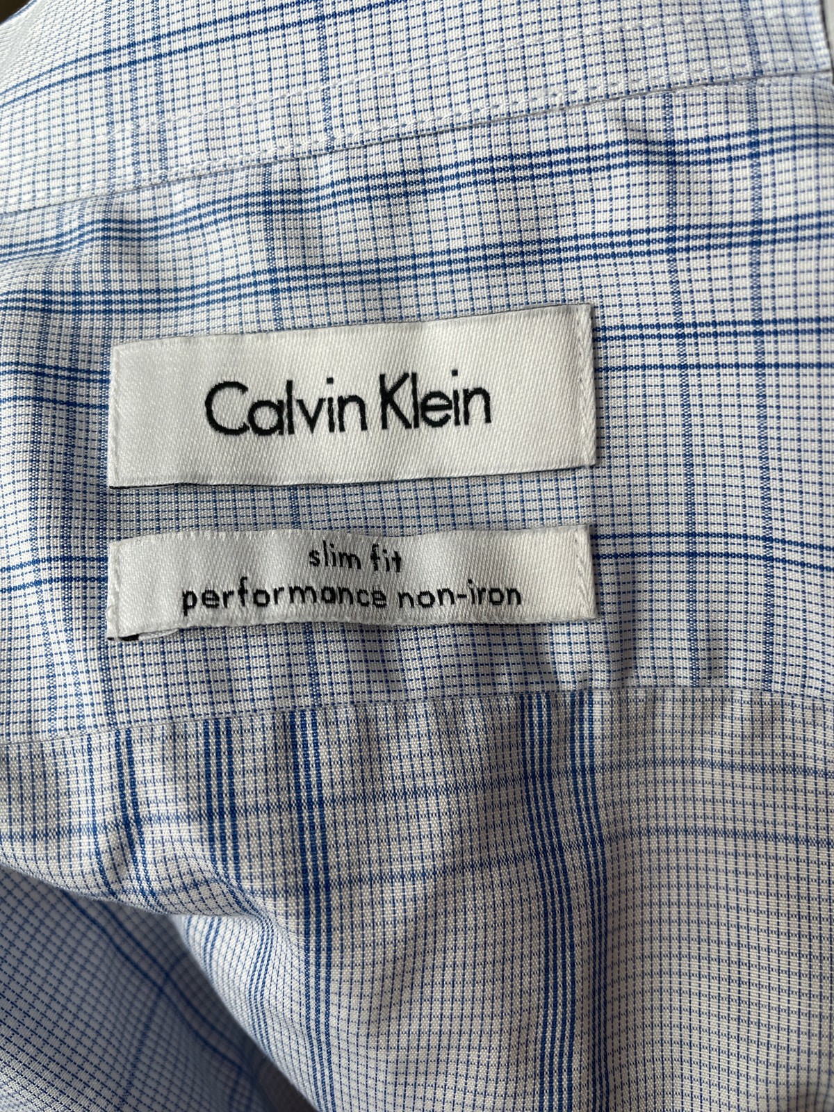Calvin Klein Slim Fit Men’s Button Down (15 1/2)