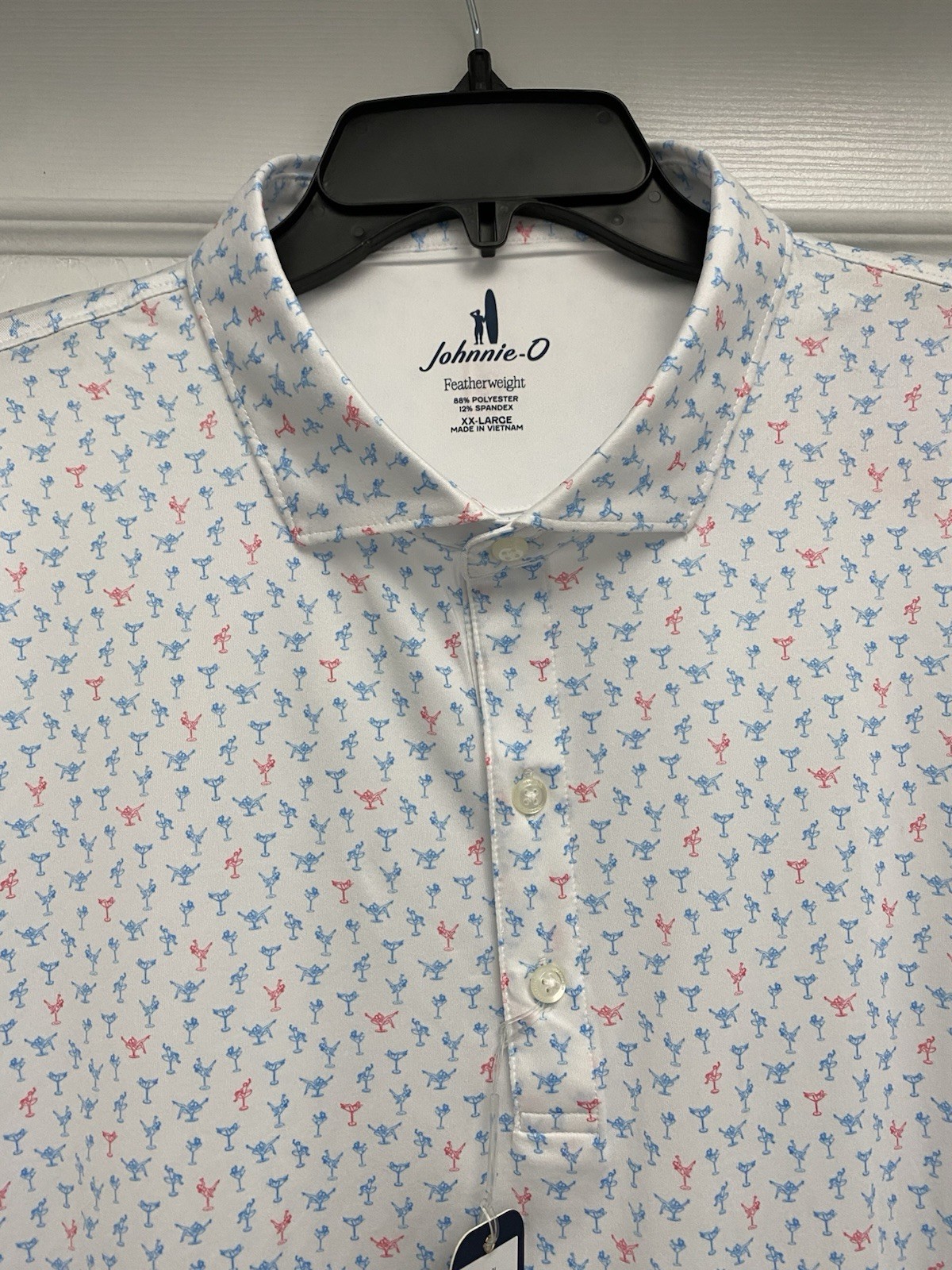 NWT Johnnie O Pin Up Featherweight Performance Polo XXL MSRP $110 JMPO101770