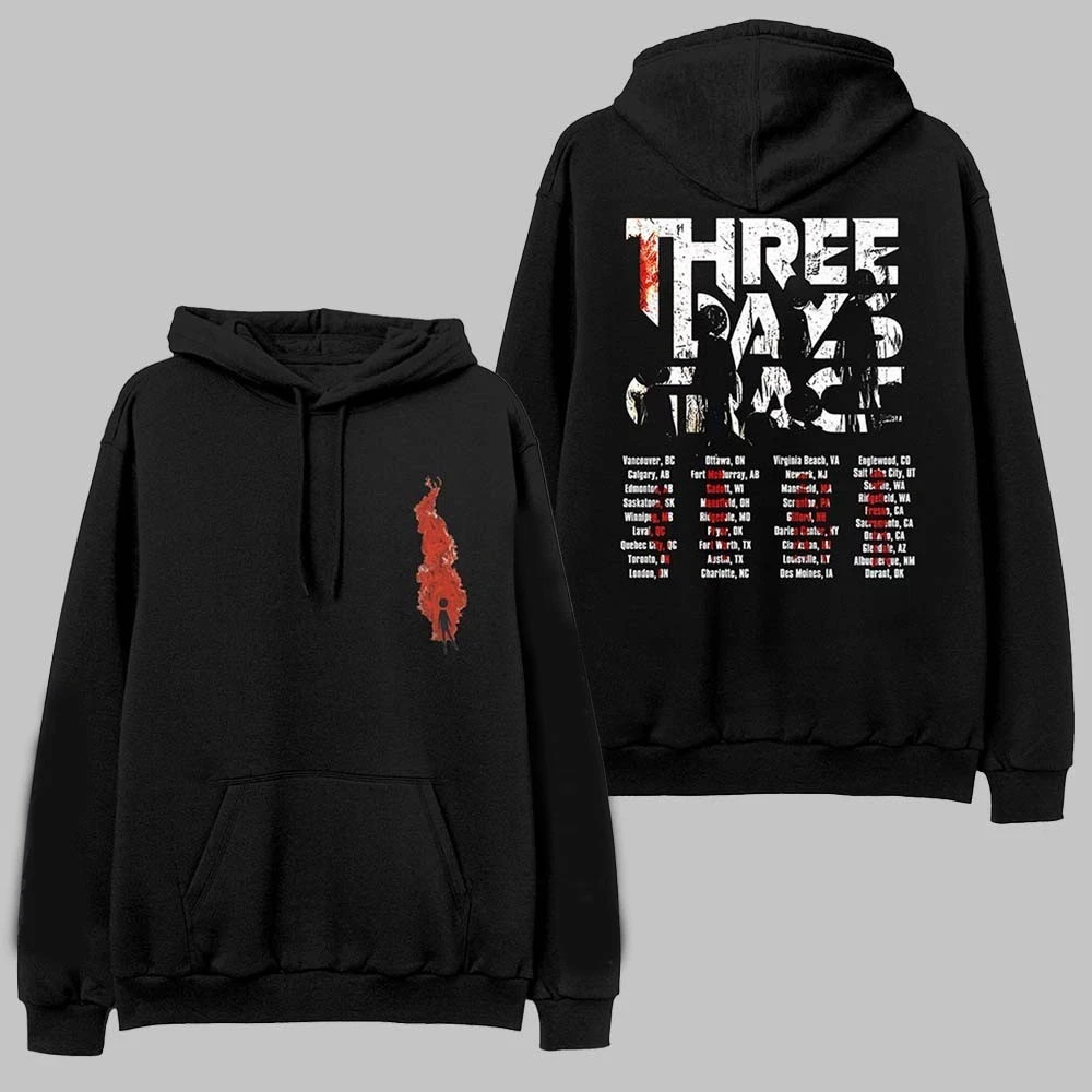 SALE 30% – Three Days Grace Alienation 2025 Tour Merch Hoodie All Size S-3XL
