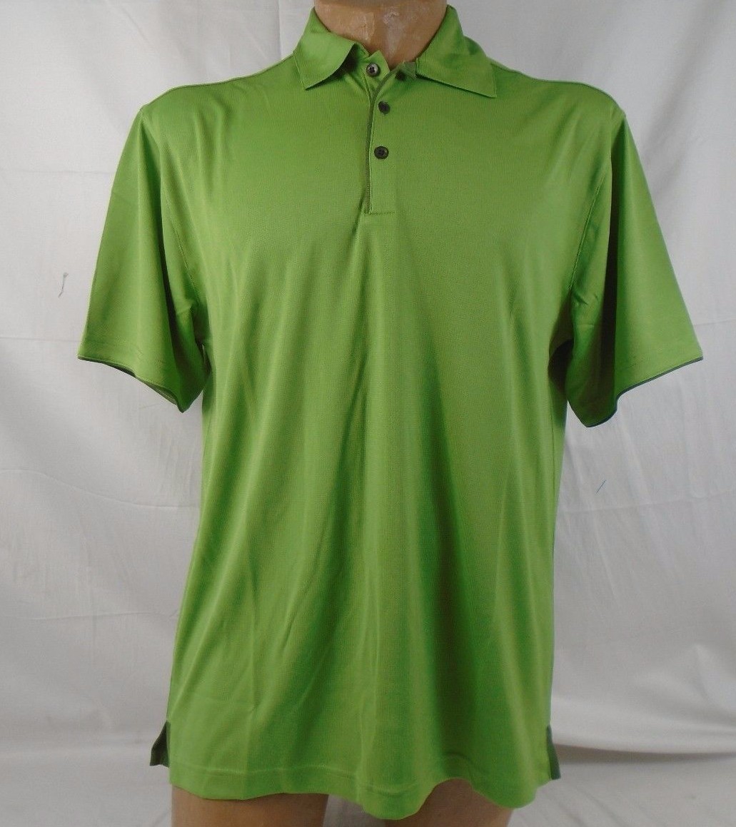 Port Authority Poly/Bamboo Birdseye Jacquard Polo Green Oasis Medium K498 683C