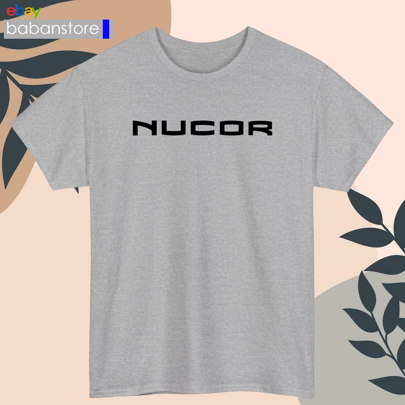 Nucor Company Logo Black/White/Grey/Navy/Red/Light Blue T-Shirt S-5XL