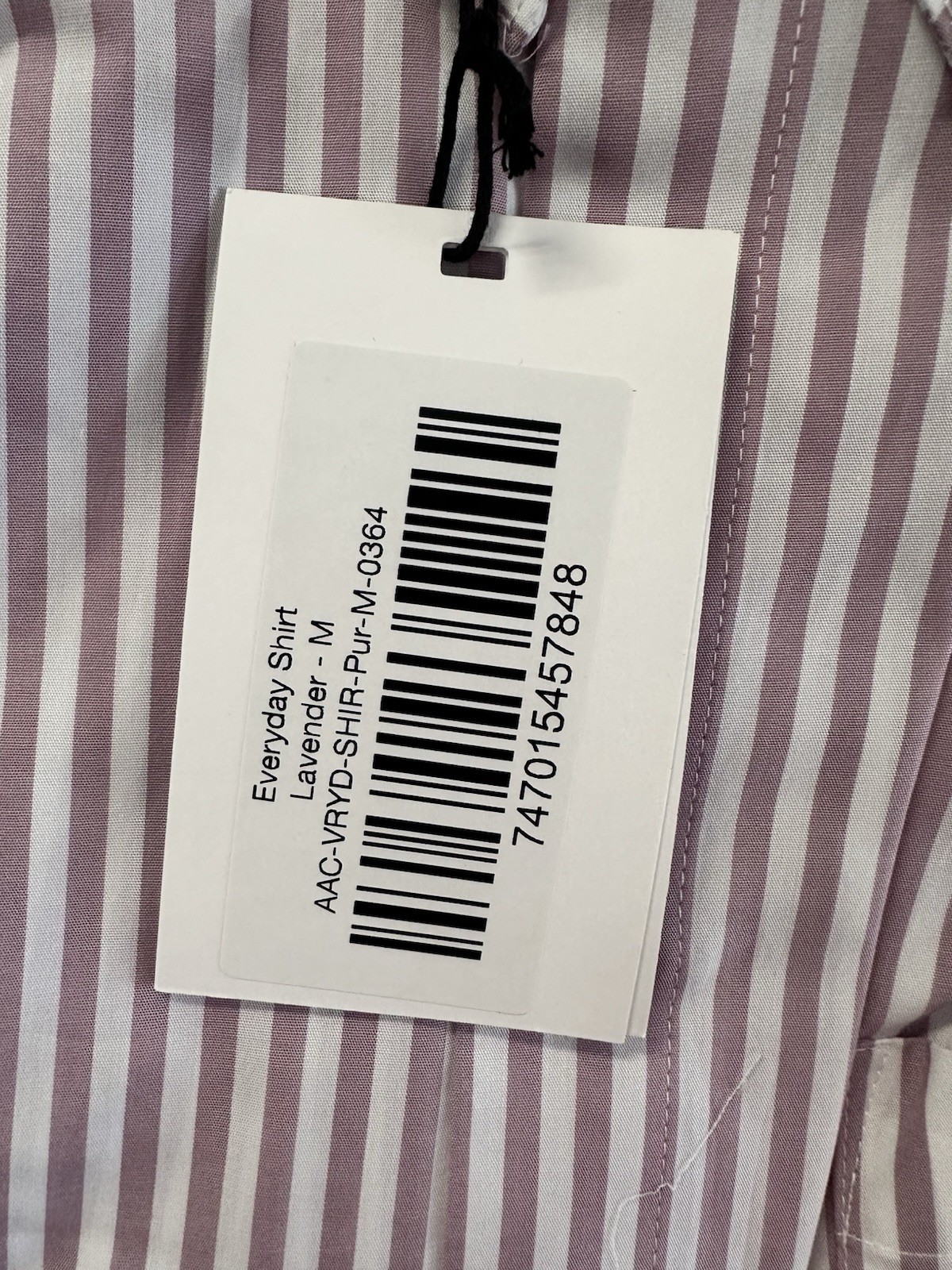 NEW Active After Coffee Everyday LS Button Up Striped Shirt Size Medium M NWT