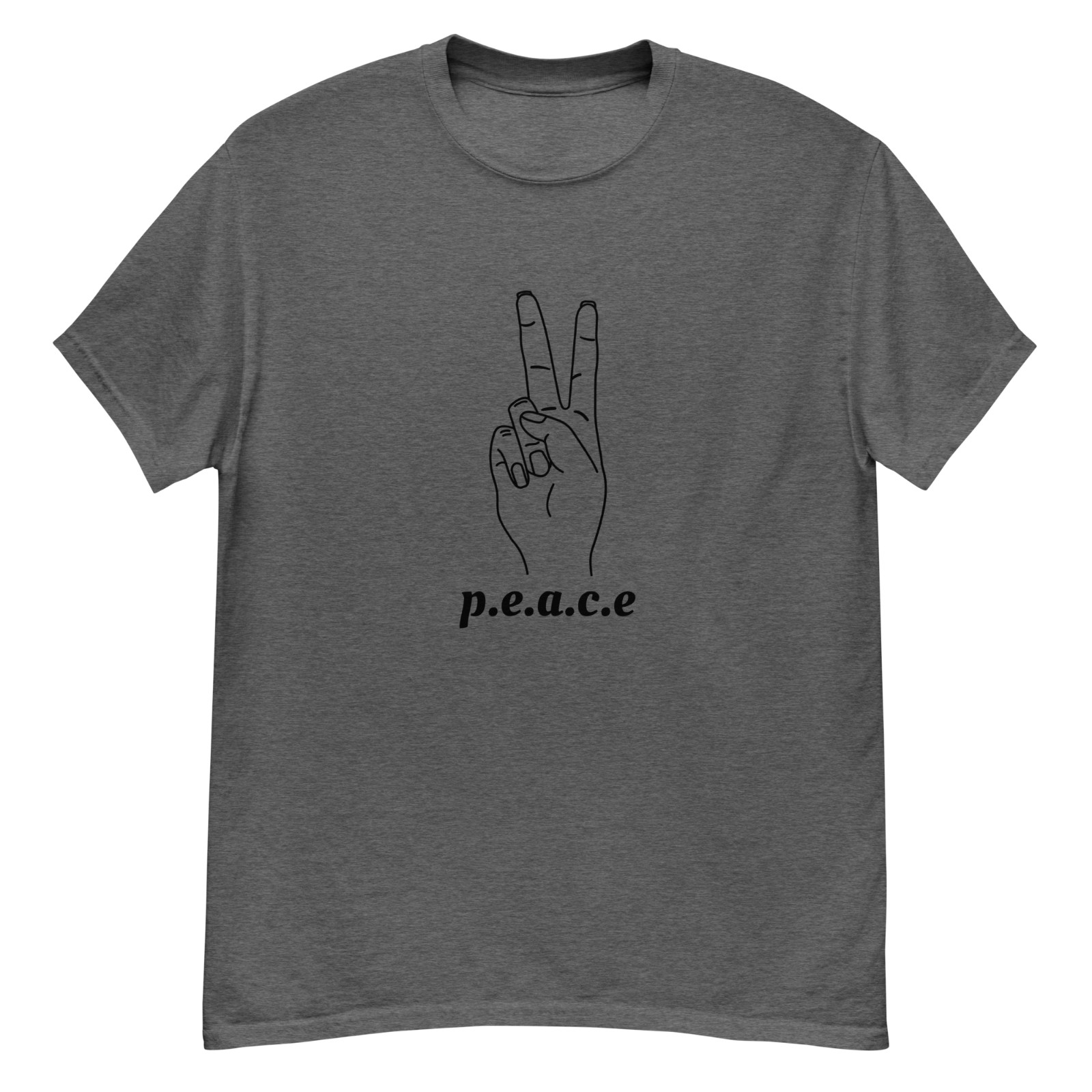 Minimalist Peace T-Shirt Mens S-2XL