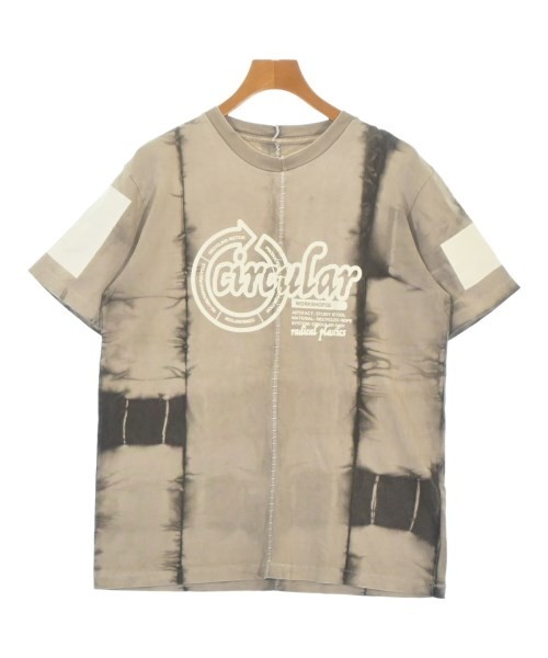 SPACE AVAILABLE T-shirts/Cut & Sewns BeigexDark Brown(Patterned) M 2200694676057