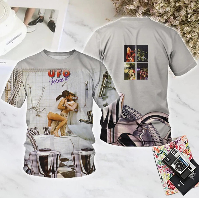 UFO Band Force It Album Cover 3D All Over Print Unisex AOP Shirt ZA825