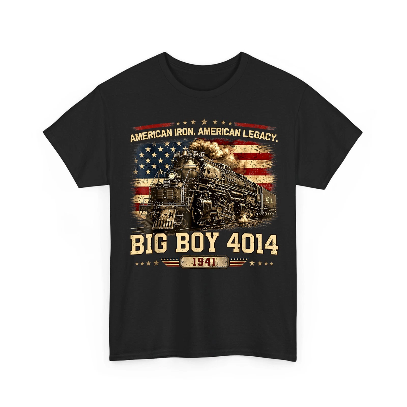 Big Boy 4014 Legacy Steam Locomotive Railroad Train Engine Unisex T-Shirt