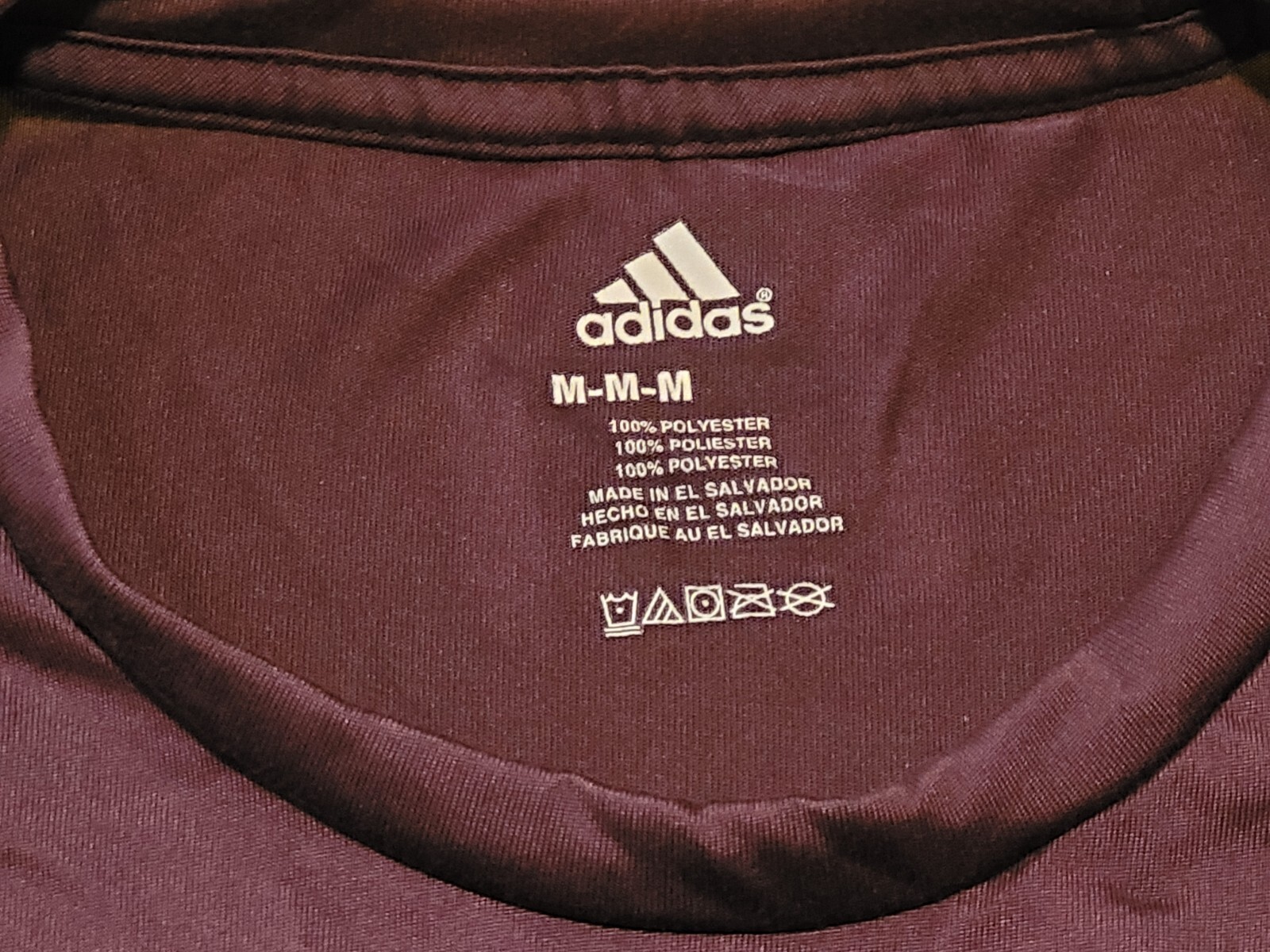 Adidas Men Go To Performance Tee Shirt Medium Plum NWT FREE SHIPPING