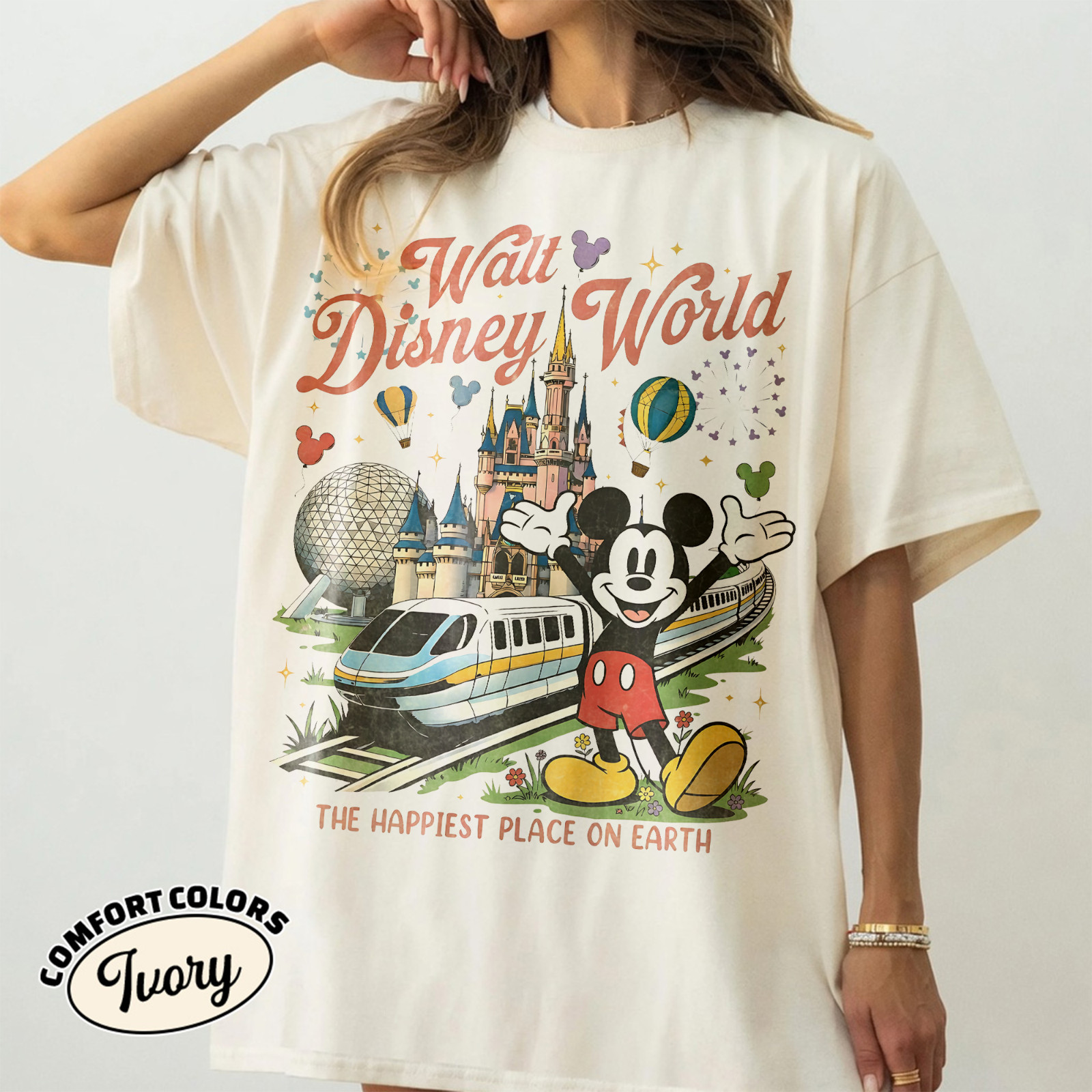 Mouse Magic Kingdom Shirt, The Happiest Place On Earth Tee