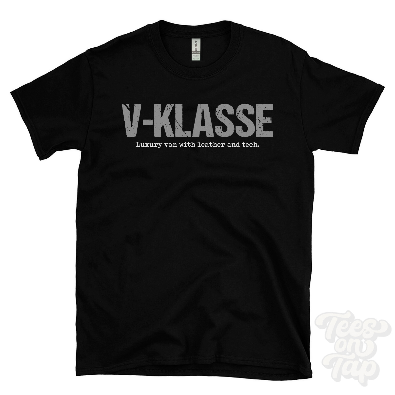 V-KLASSE: Luxury van with leather and tech T-Shirt car driver gift