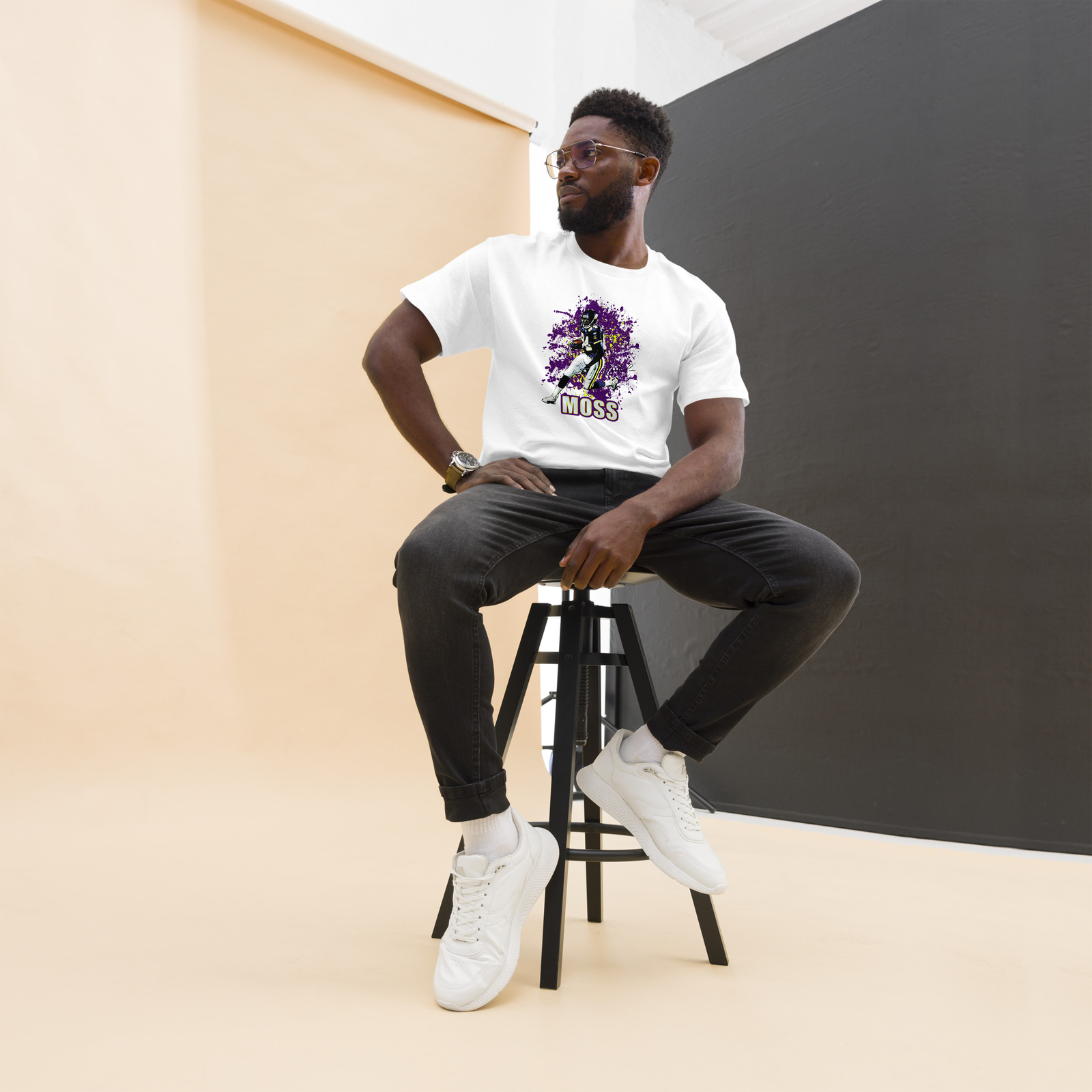 Randy Moss classic tee Vikings football shirt