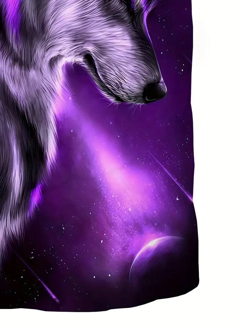 GRAPHIC WOLF 3D all over print Unisex T-Shirt XL VERY COOL