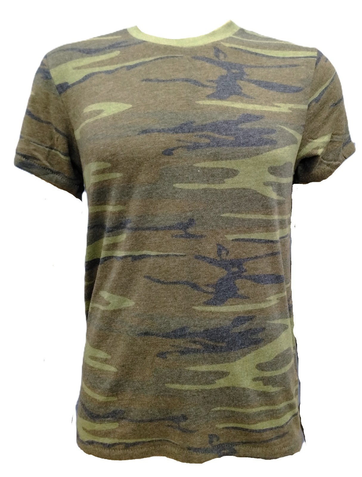 3-PK Woodland Camo Soft Comfortable T-shirt Tactical Short Sleeve Tee Eco Jersey