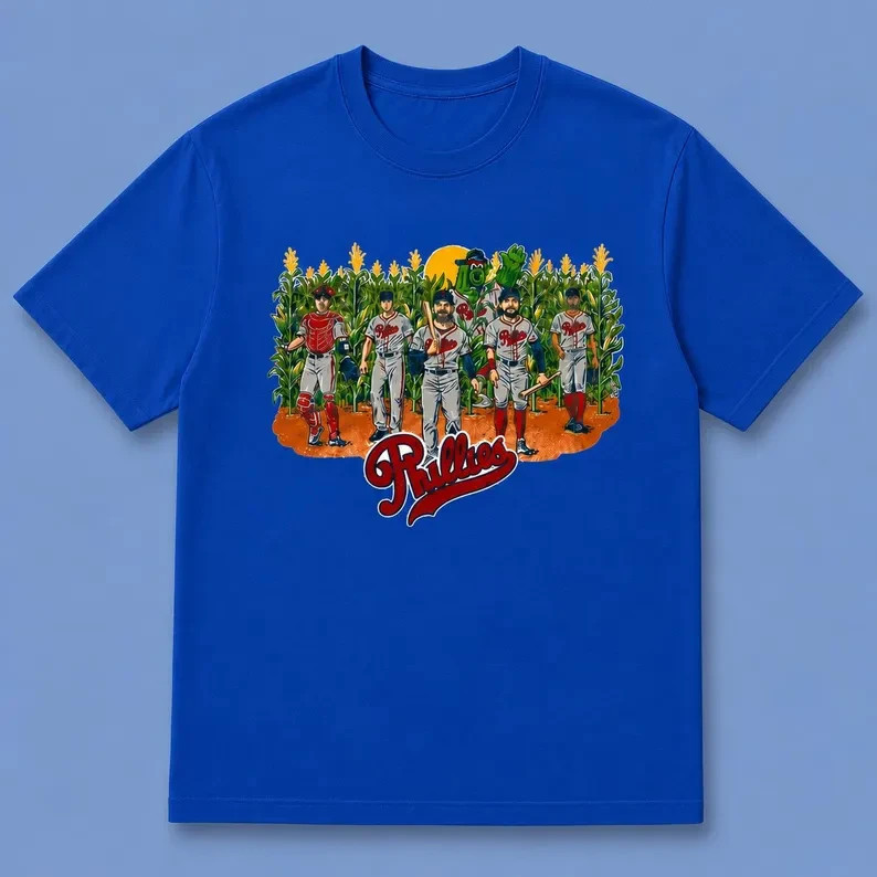 Cornfield Baseball Team Shirt Vintage Red Team Sports Mascot Graphic Tee