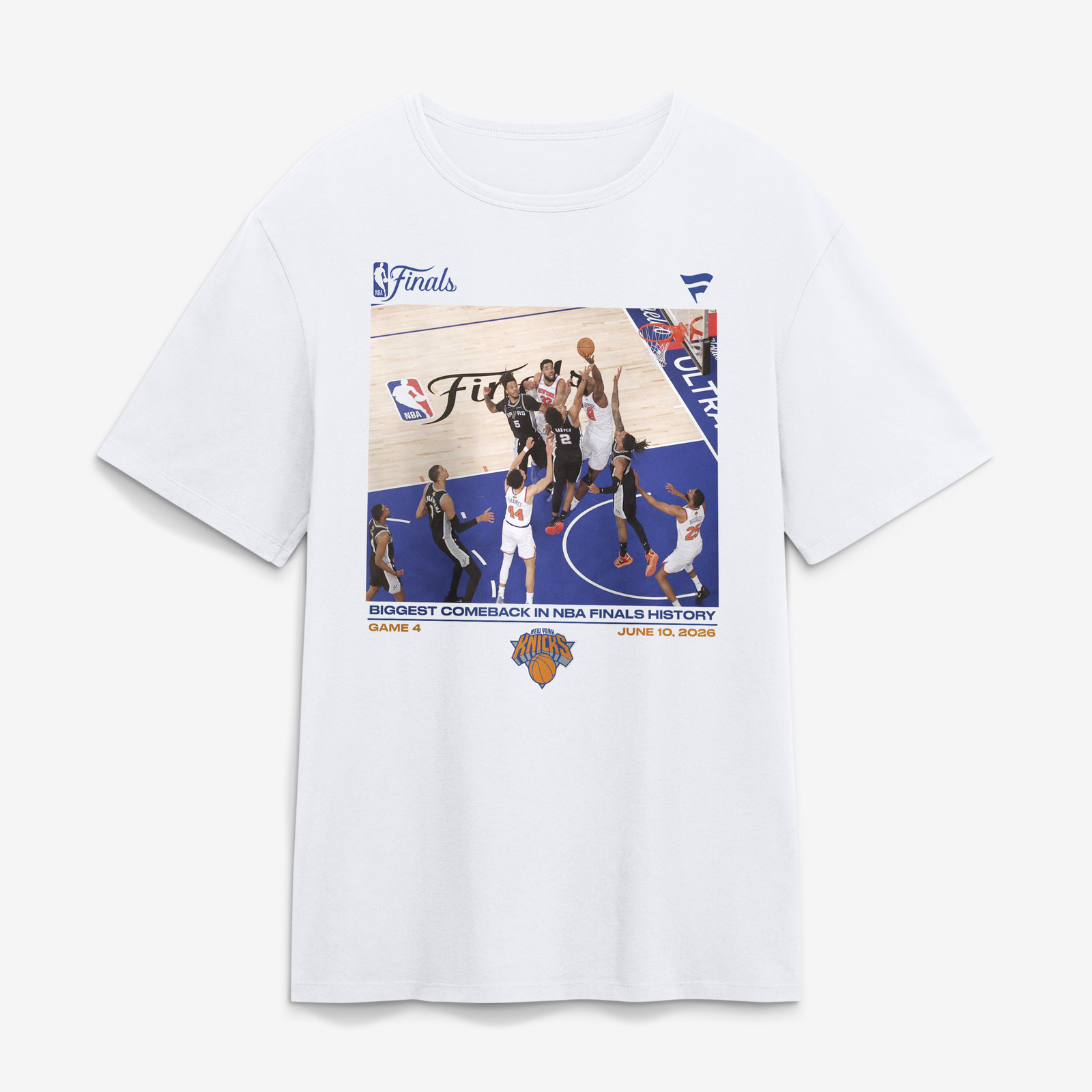 Knicks 2026 Finals Biggest Comeback Basketball Graphic T Shirt S-5XL