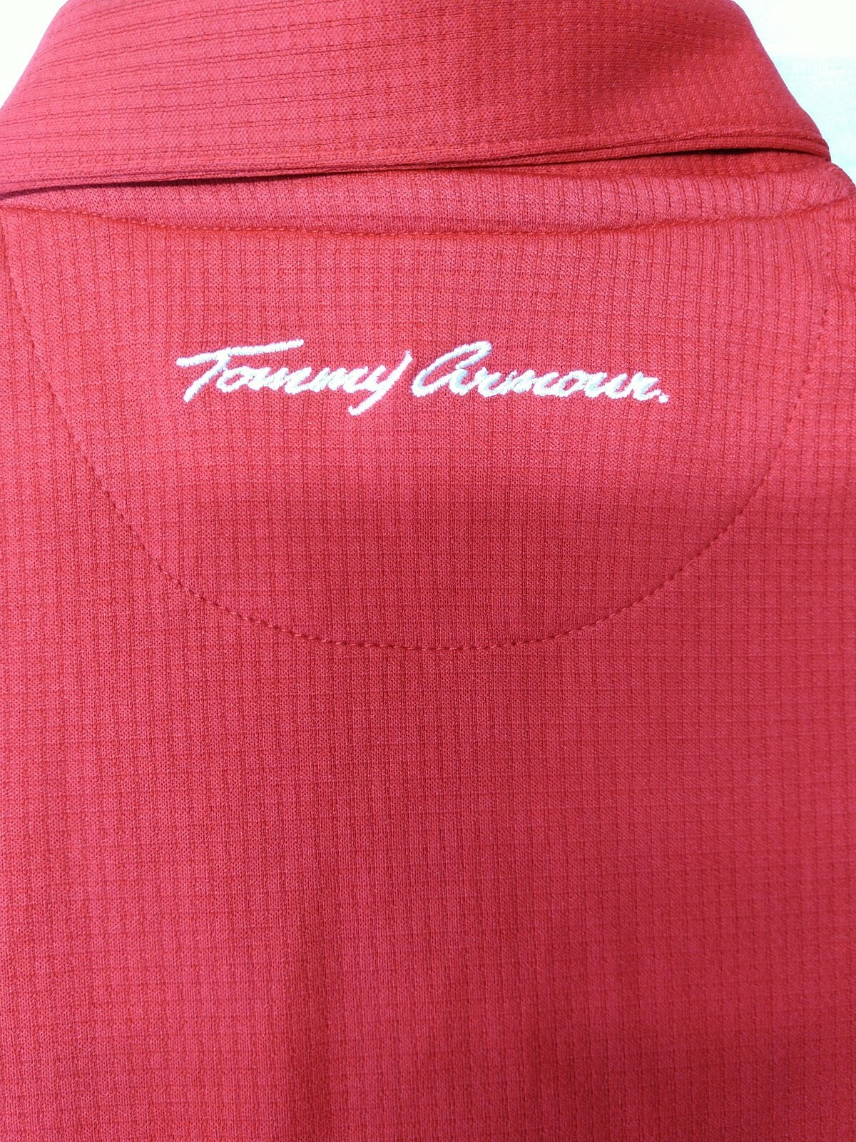 Sports Authority Men’s Red Short Sleeve ‘SofSole” Collared Polo Shirt SZ Varies