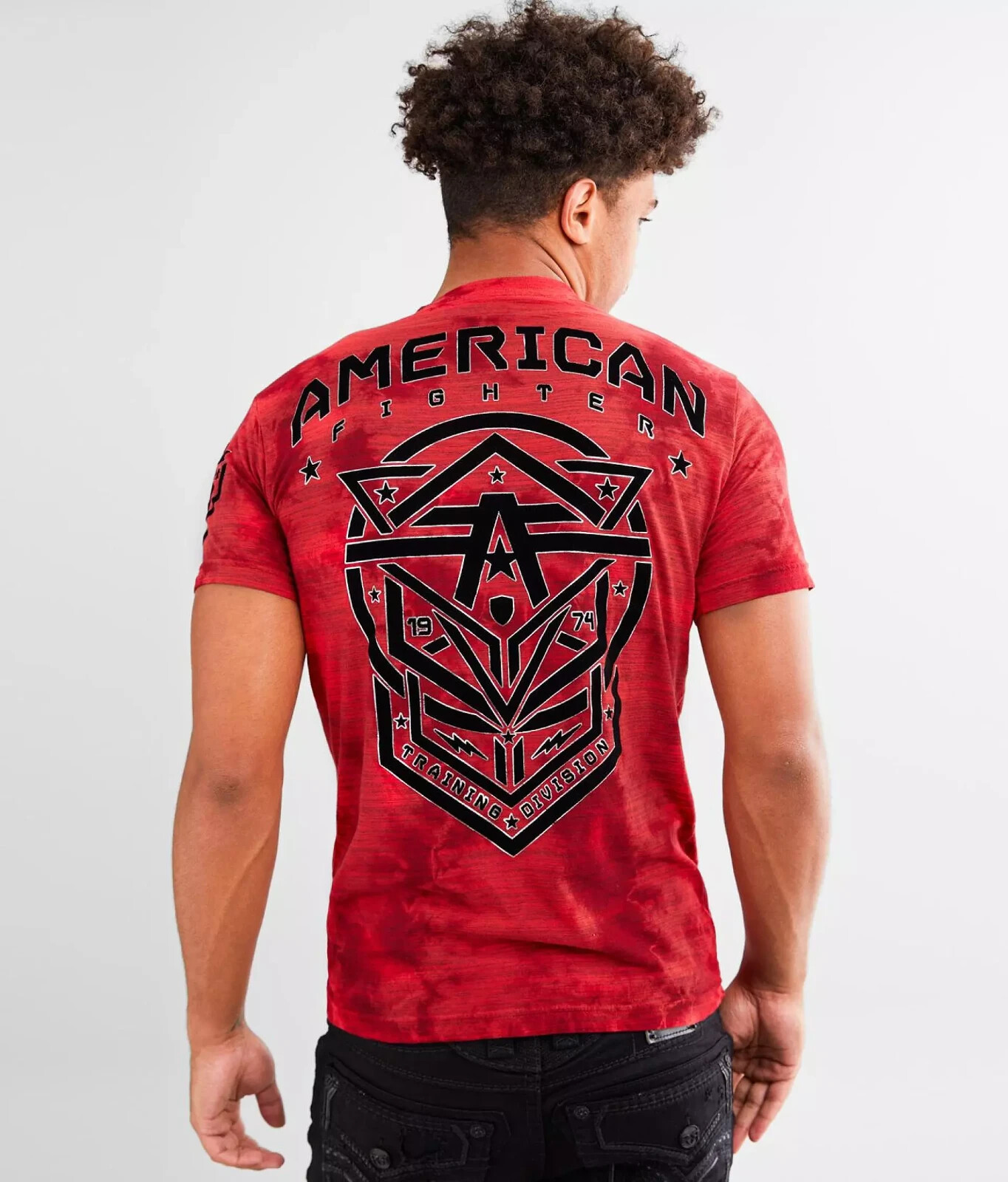 Mens American Fighter by Affliction Glover Red Cherry MMA T-Shirt Tee XS-4XL Y2K