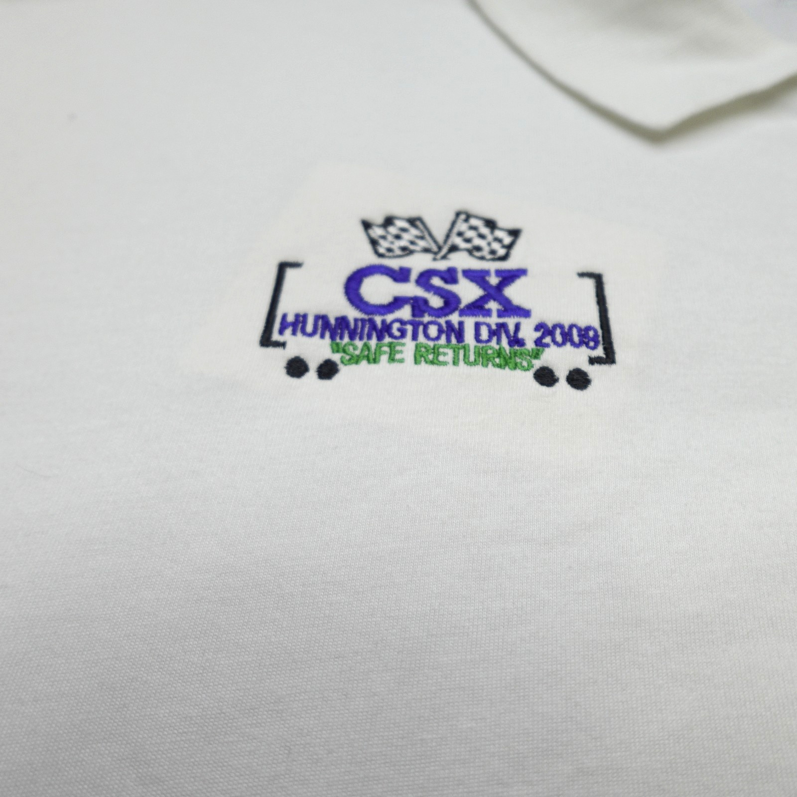 Carhartt CSX Railroad Transportation Polo Shirt Men’s Size 3XL White NWT