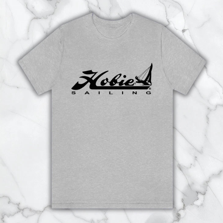 Hobie Cat Sailing Kayak Sailboats Men’s Grey Graphic T Shirt Freeships