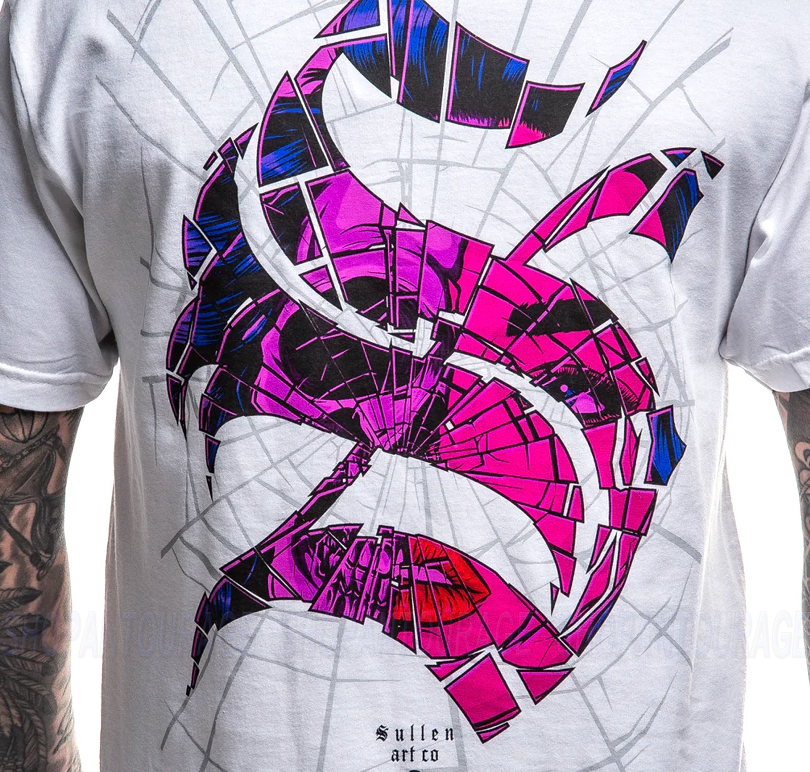 Sullen Art Collective Shattered Standard Fit SCM7990 Short Sleeve Men`s T-shirt