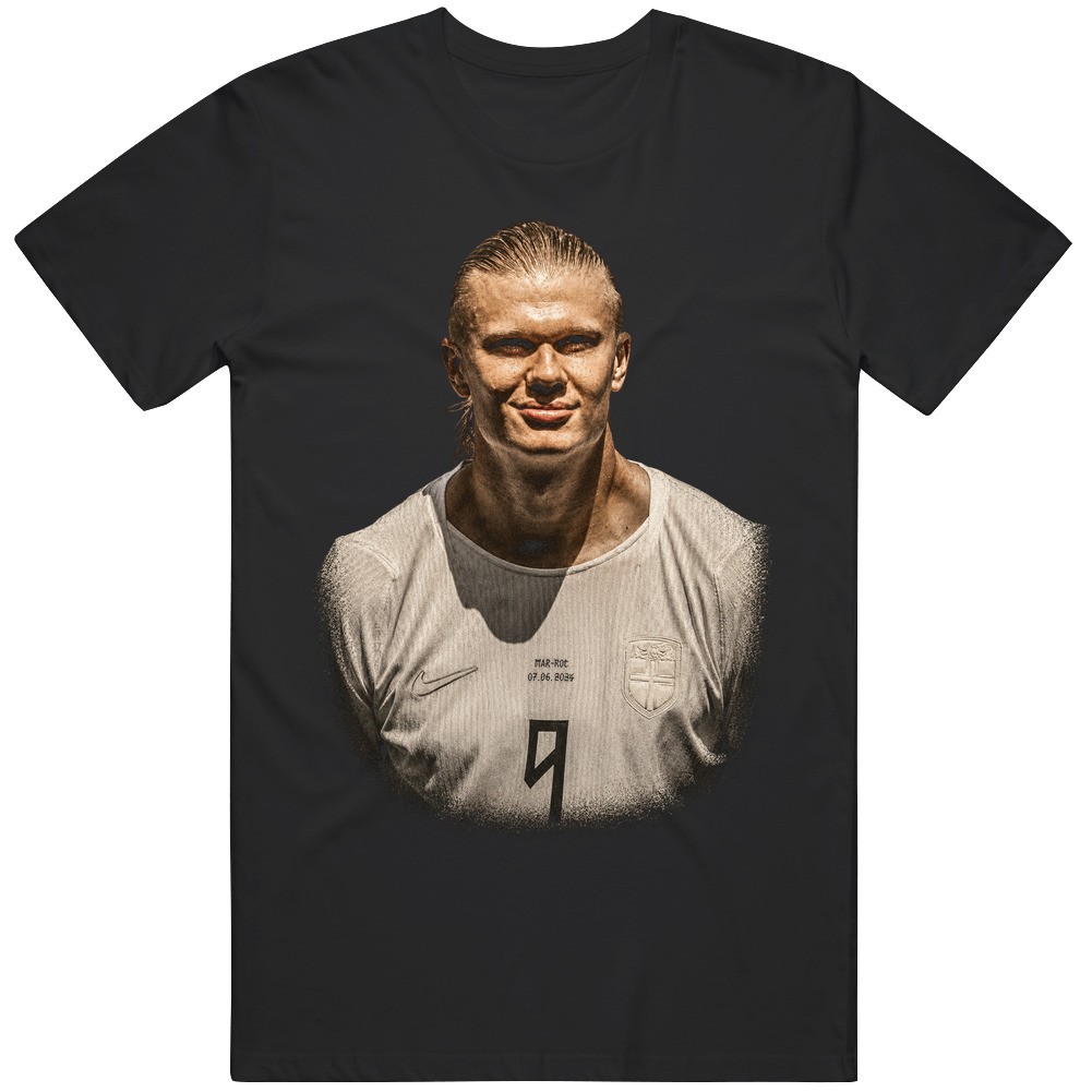 Erling Haaland Norway Legend Football Streetwear Cool Graphic T Shirt