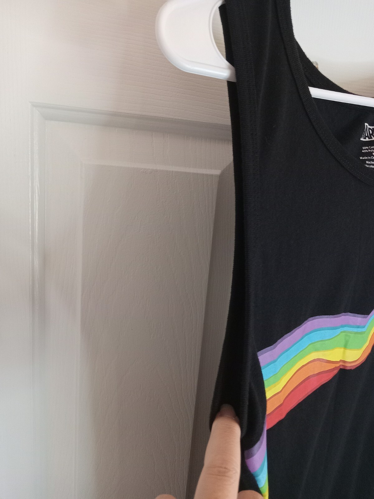 Marvel Deadpool Tank Top Iconic Rainbow Graphics Comfortable stylish Small Men