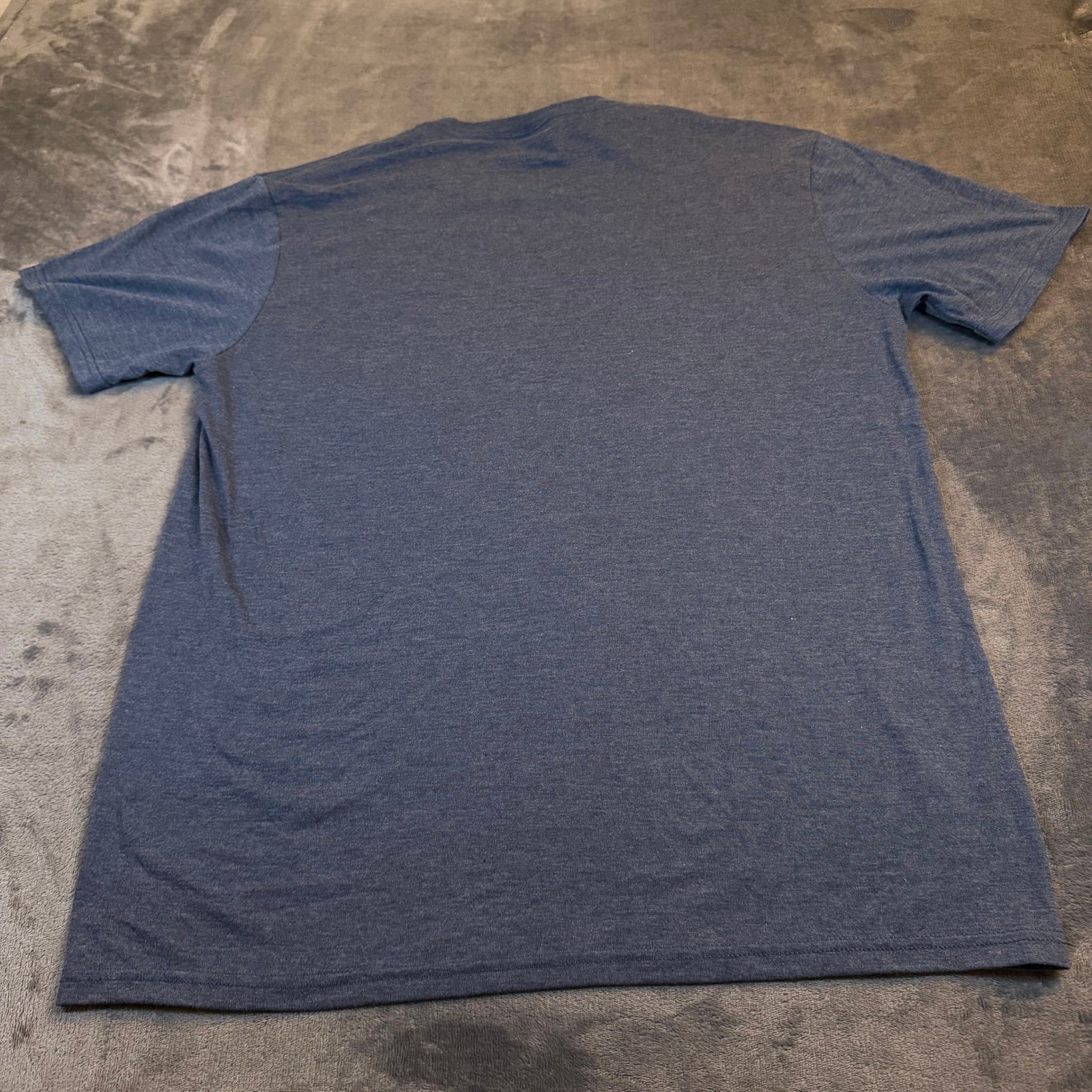 District Blue Moon Graphic T Shirt Mens Large Blue Tri Blend Short Sleeve