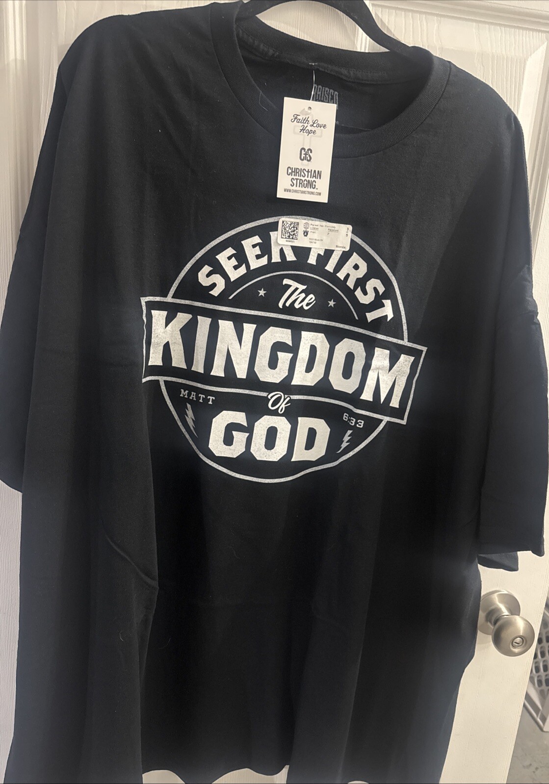 Christian Strong Graphic T-Shirt Heavy Weight 100% Cotton Men’s 5XL NWT
