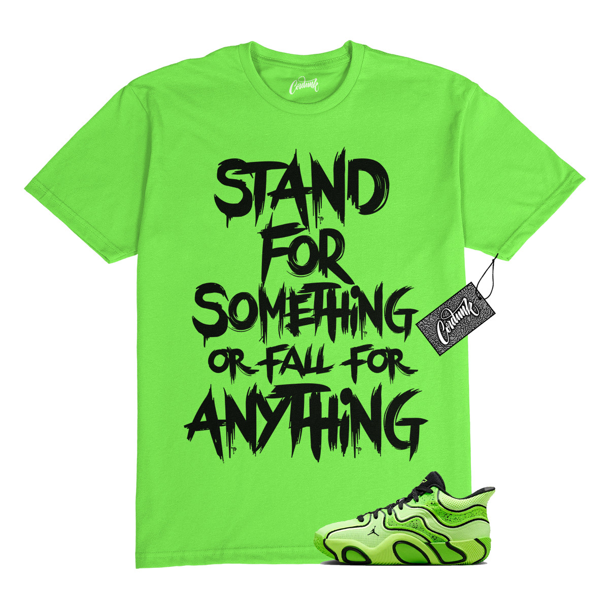 Tatum 3 6th Man Ghost Electric Green Black Neon T Shirt Match STAND