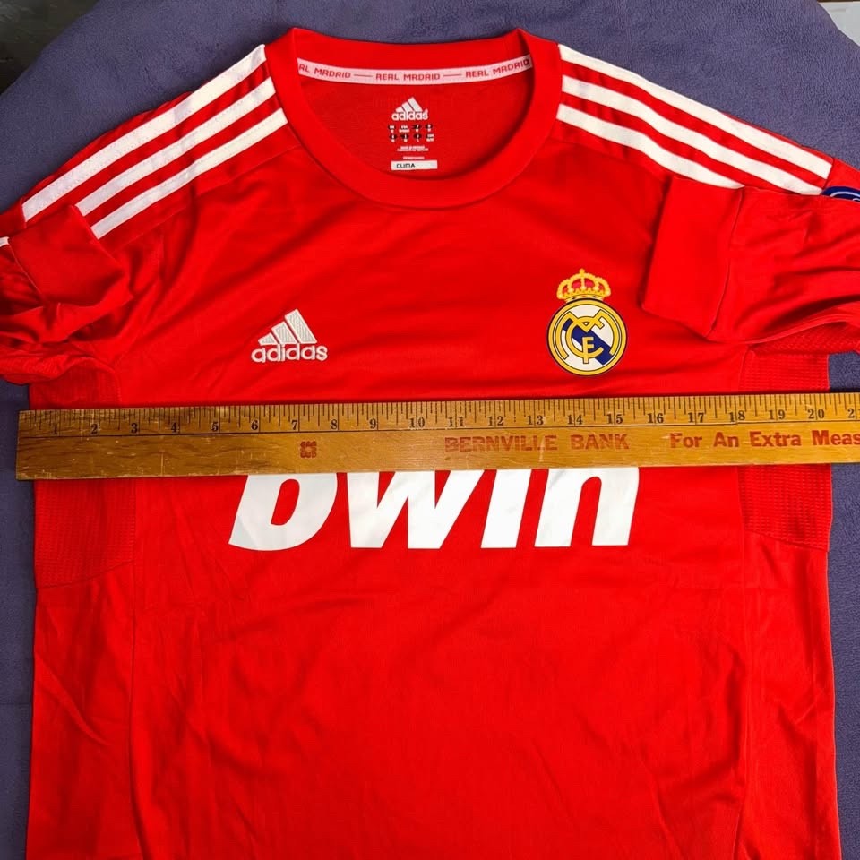 Real Madrid 2011-12 Third Soccer Long Sleeve Jersey RONALDO #7 Men’s M