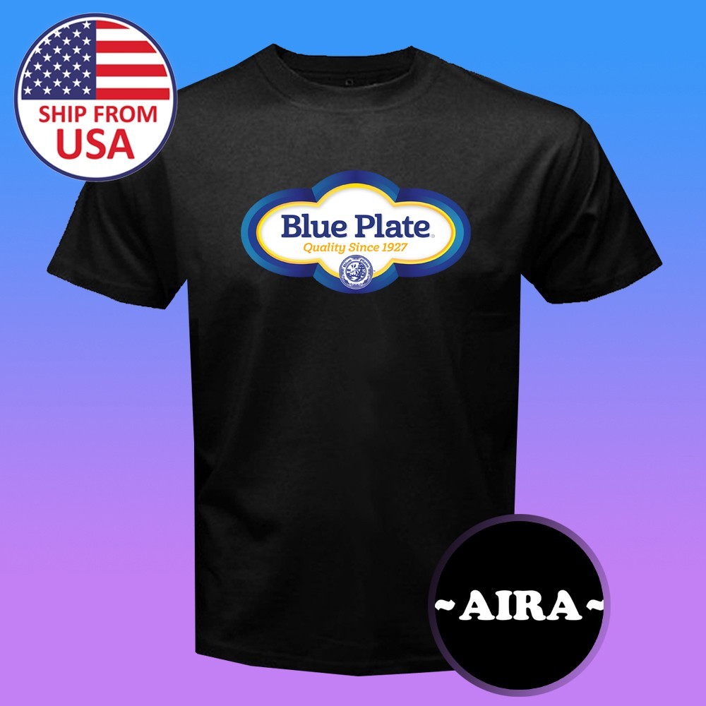 Blue Plate Mayo Men’s Black Size S-5XL
