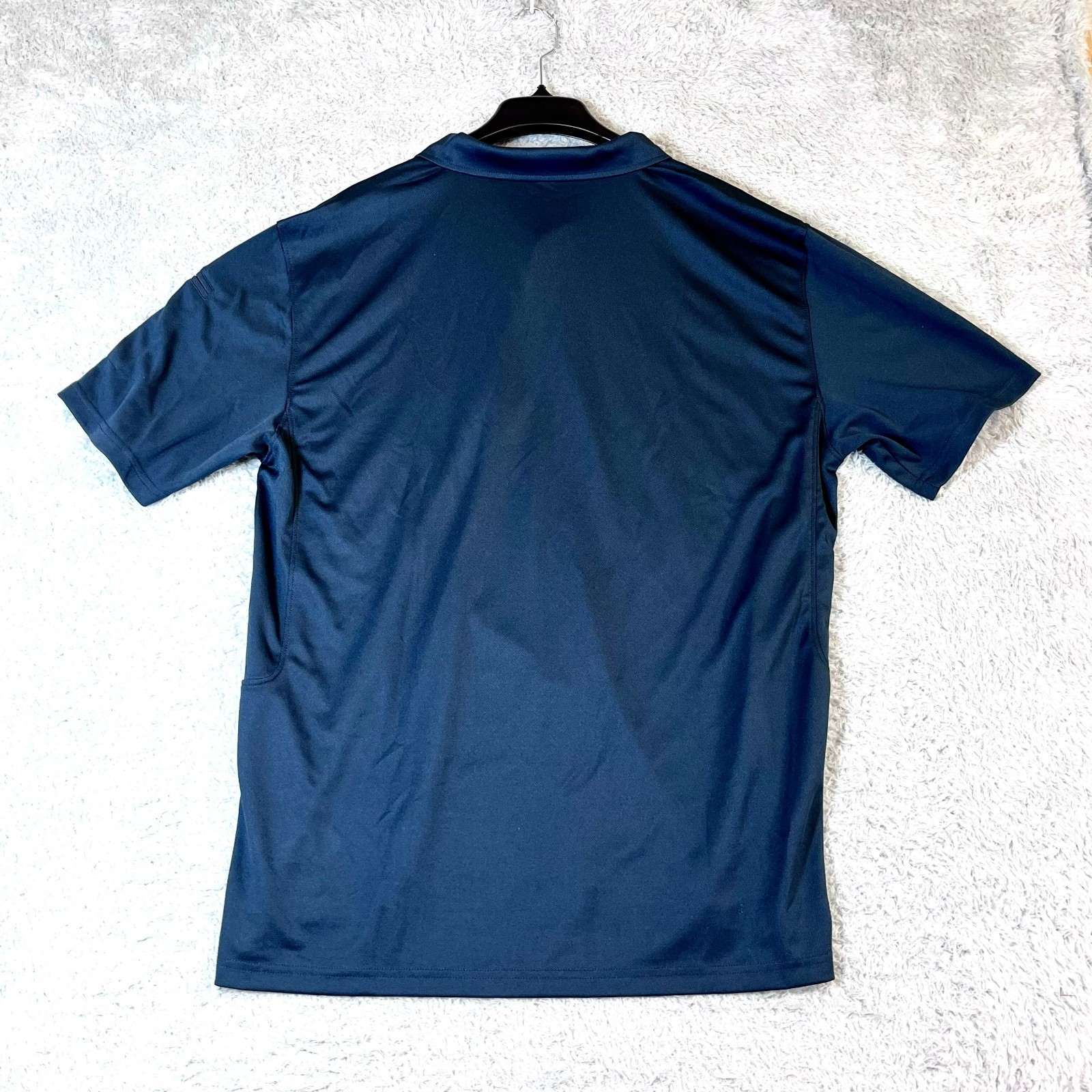 MagcoMsen Men’s Black Short Sleeve Collared Polo Shirt Size XL