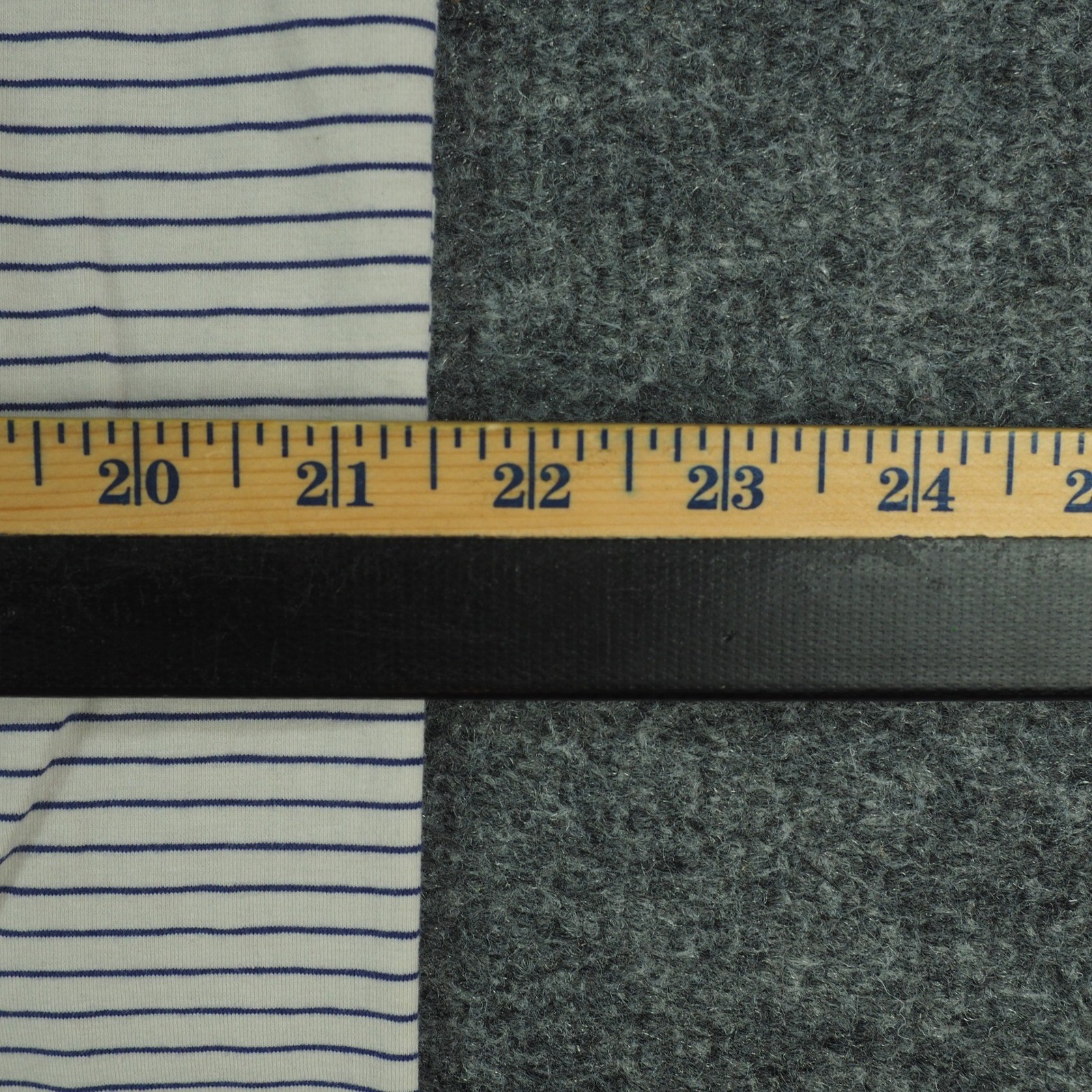 Holderness & Bourne Polo Shirt Mens Large Tailored Fit White Stripe Golf Classic