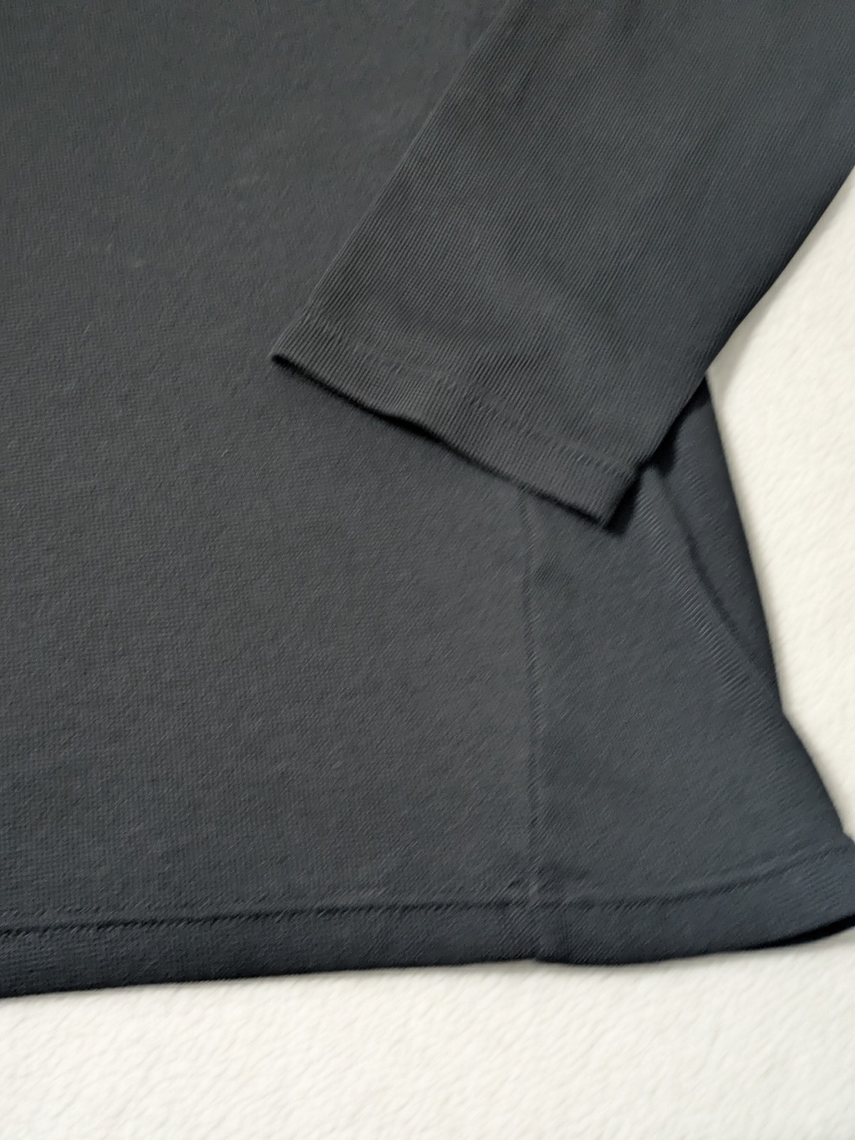 Patagonia Capilene Black 1/2 Zip Pullover Long Sleeve Shirt Mens Sz L Mid weight
