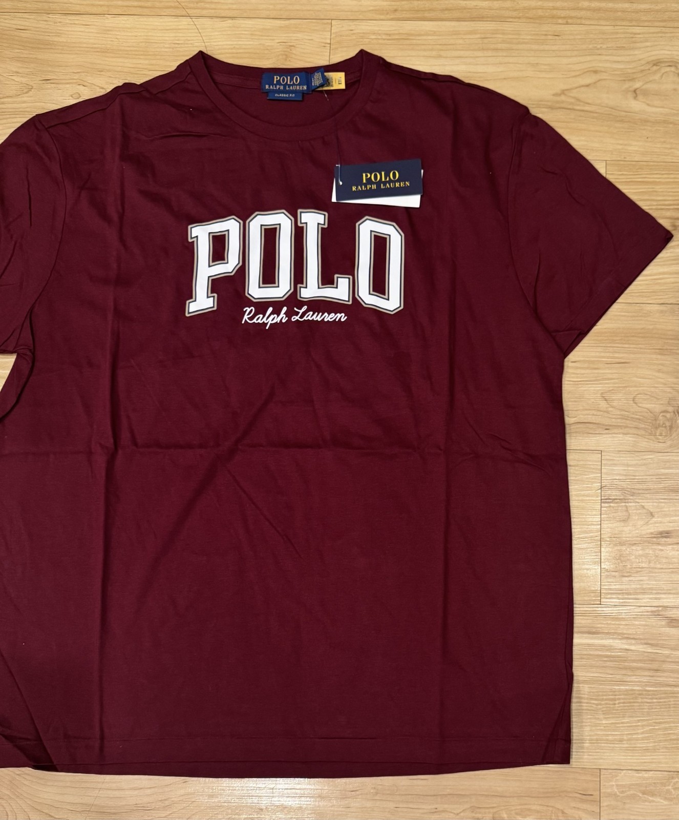 Polo Ralph Lauren Men’s Classic Fit Graphic Logo Pony T-Shirt Tee Maroon L-XXL