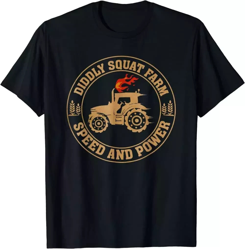Diddly Squat Farm Speed ​​And Power T-Shirt Gift for Dad Perfect Tractor Design