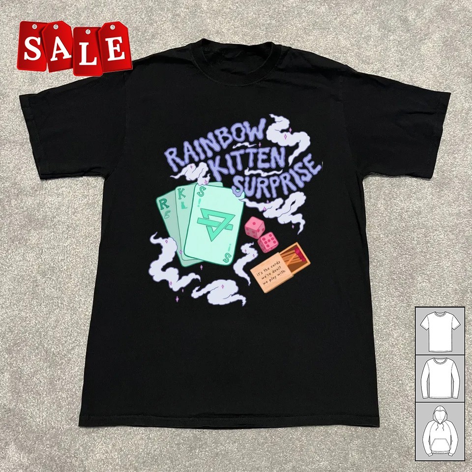 Hot Rainbow kitten surprise Gift For Fans Unisex S-5XL Shirt RM194
