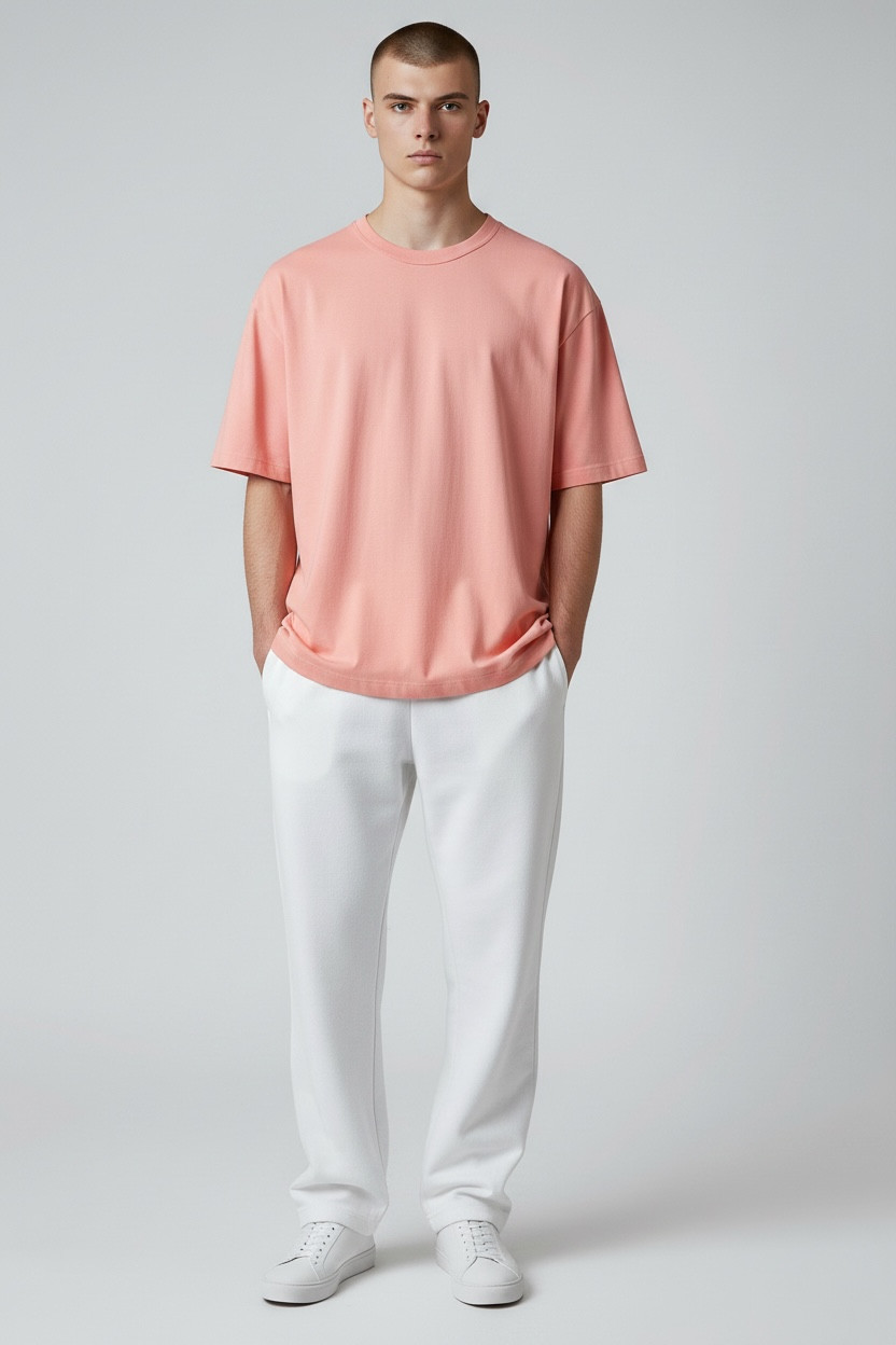 Mode of One Men’s Regular Fit T-Shirt, Sunbaked Clay new size M