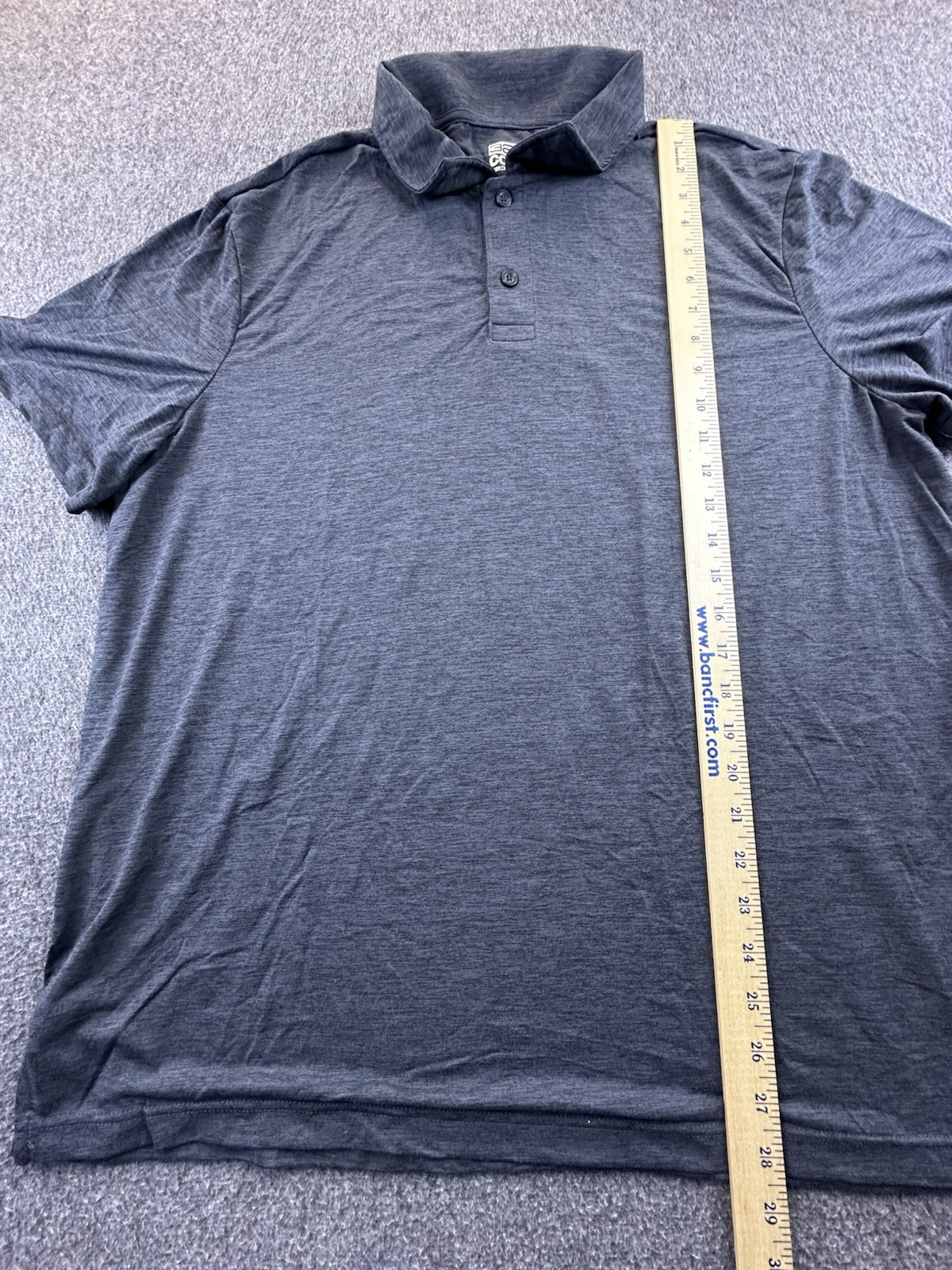 32 Degrees Cool Shirt Mens XX-Large 2-Pack Heather Icy Gray Black Polo New