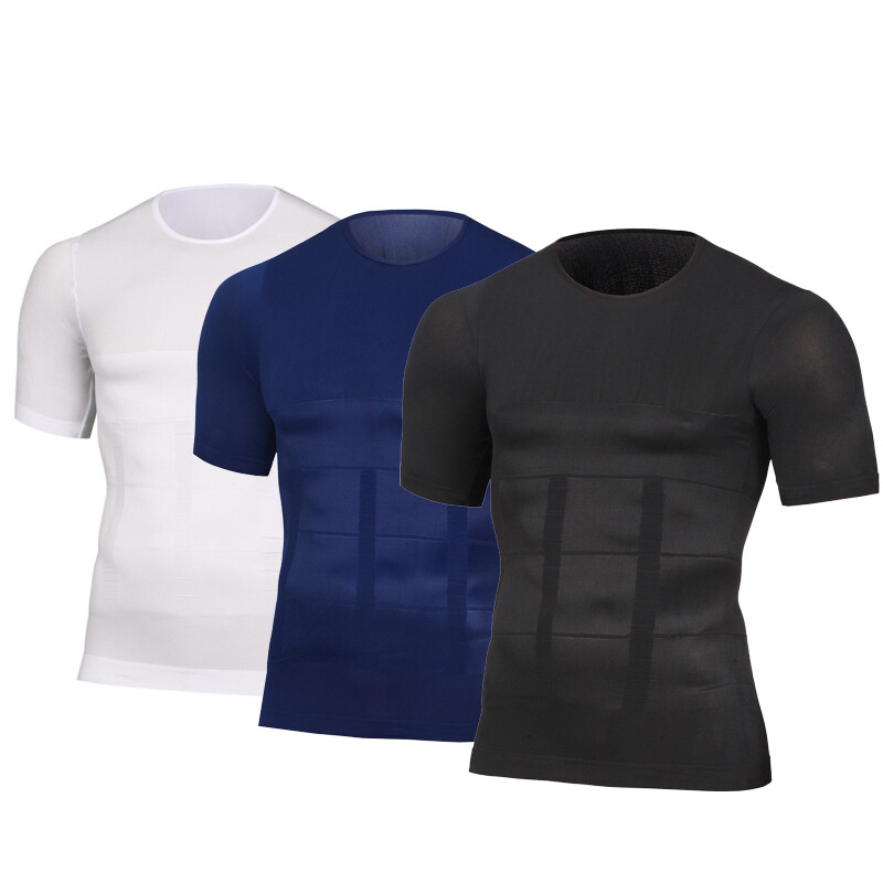 CGTFY Gynecomastia Compression Tank Top Men Classic Athletic Body Shaper Vest US