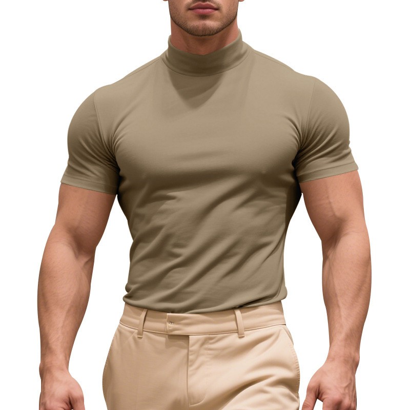 Summer Stylish Solid Color Short Sleeve Tee