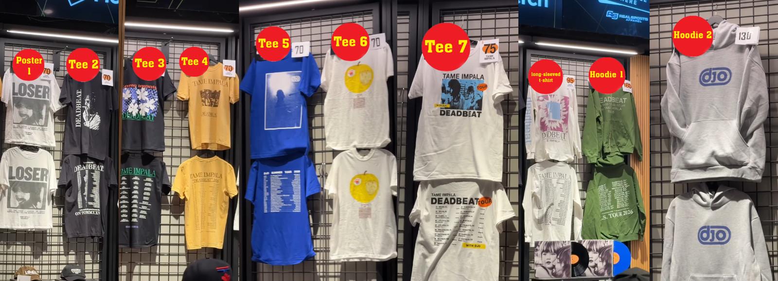 Custom Tame Impala Deadbeat Tour Toronto 2026 Merch Tee, T-shirt Reprint