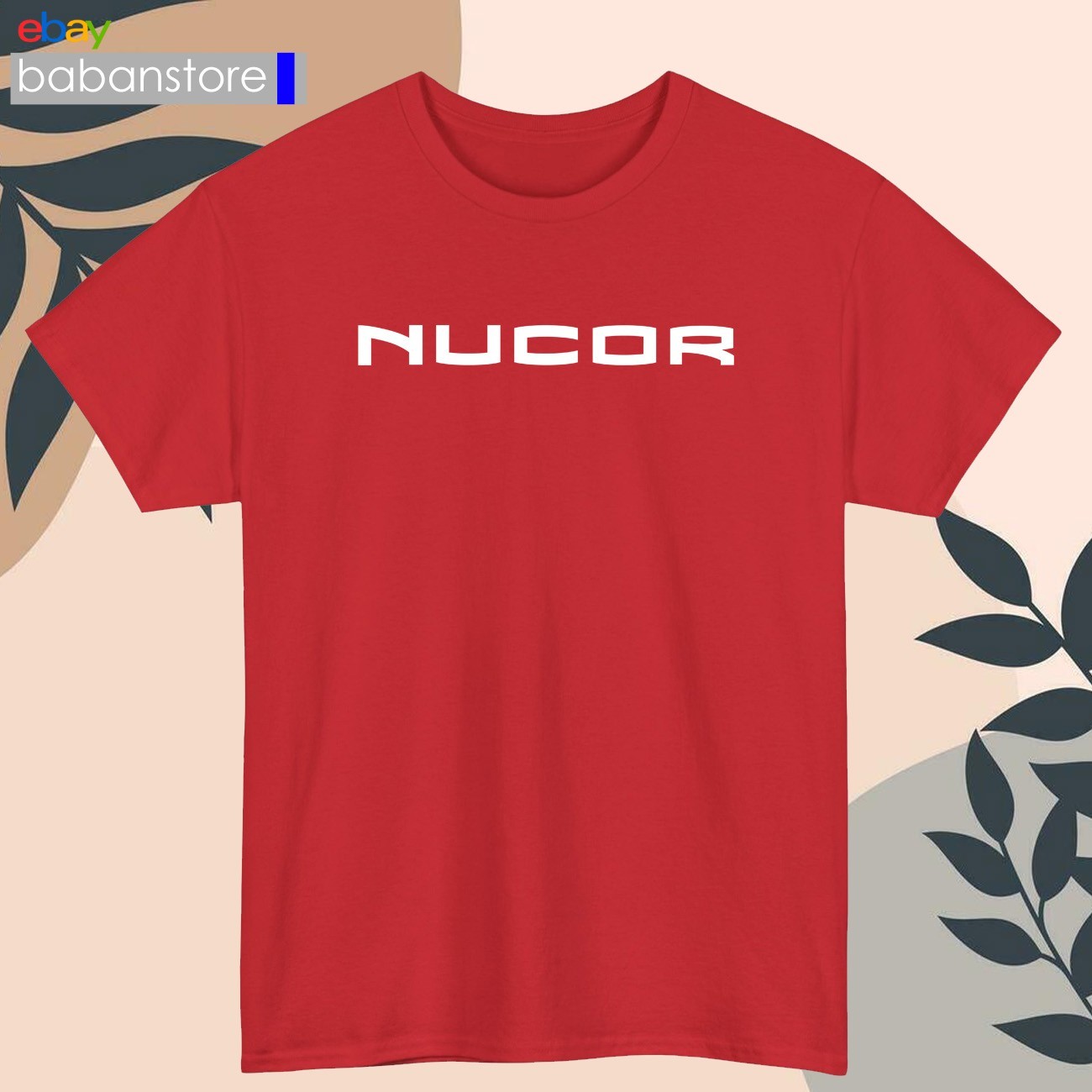 Nucor Company Logo Black/White/Grey/Navy/Red/Light Blue T-Shirt S-5XL