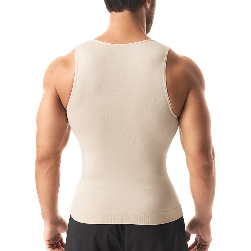 Men Slimming Body Shaper Compression Shirt Tummy Control Vest Fitness Tank Tops