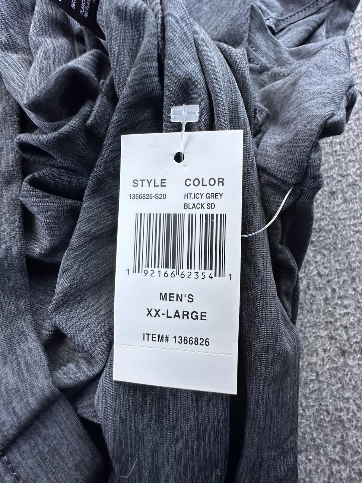 32 Degrees Cool Shirt Mens XX-Large 2-Pack Heather Icy Gray Black Polo New