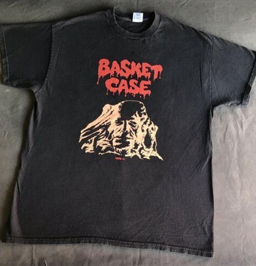 Rare 1990s Basket Case Horror Scary Movie Graphic T Shirt NH23343