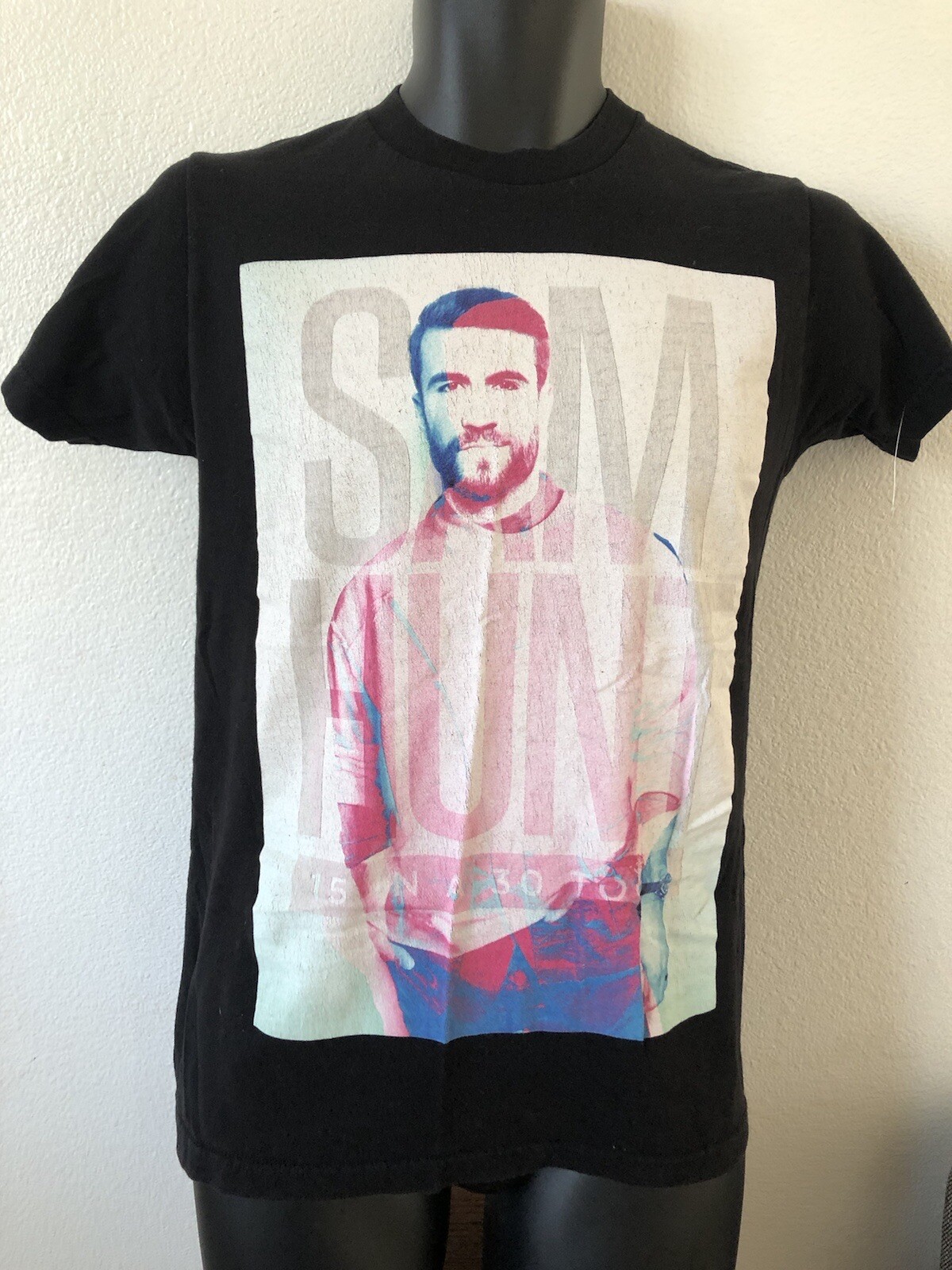 Original Sam Hunt 15 In A 30 USA 36 Cities 2017 Tour Adult Unisex RARE T-Shirt S