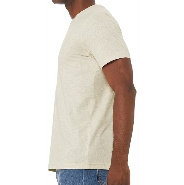 BELLA+CANVAS BC3001CVC Unisex Short Sleeve Heather CVC Crew Neck Stylish T-Shirt