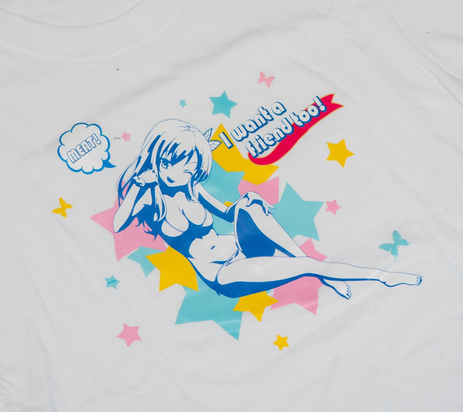 Vintage Boku wa Tomodachi Anime Hentai T-Shirt Men Sz M Haganai Hookups Y2K